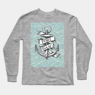 Port Isaac Anchor Waves Long Sleeve T-Shirt